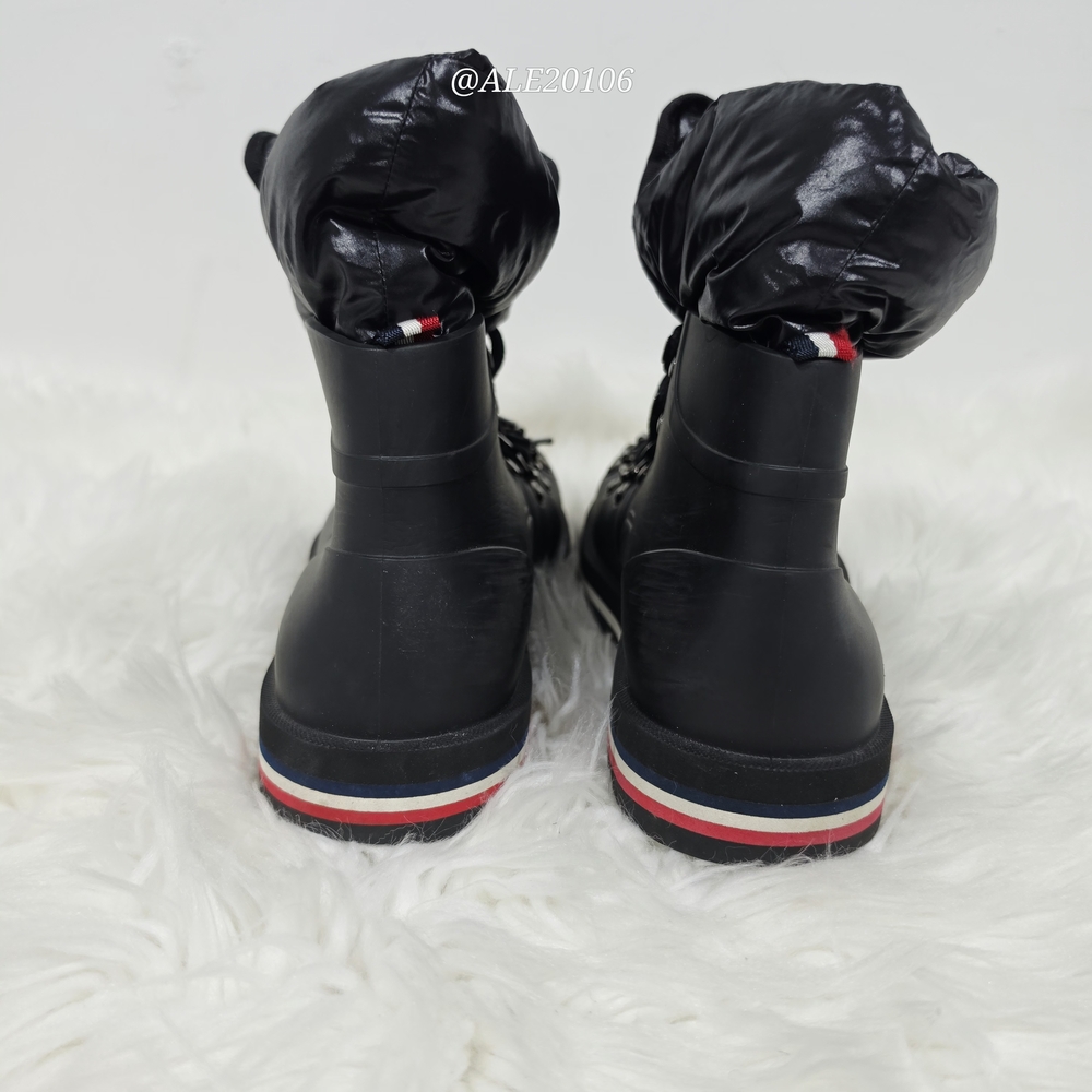 Moncler Women's Après Ski Snow Boots Black EU 38  Insulated Alpine Winter - Picture 15 of 16
